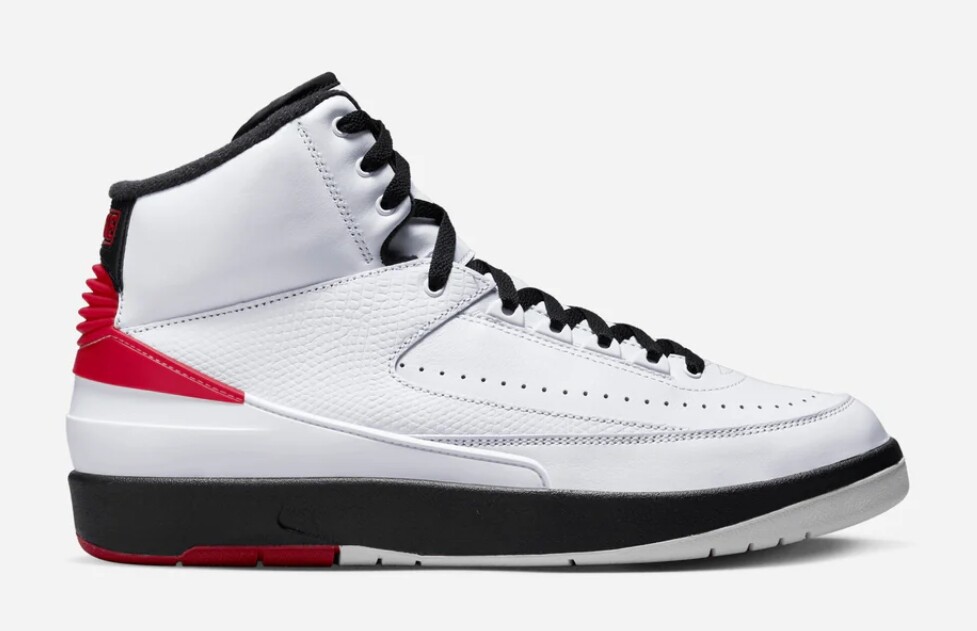 Jordan 2 Retro ‚Chicago‘ White Black Red DX2454-106 Unisex Size 3.5-7 GS/Women’s