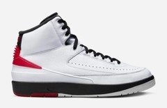 Jordan 2 Retro ‚Chicago‘ White Black Red DX2454-106 Unisex Size 3.5-7 GS/Women’s