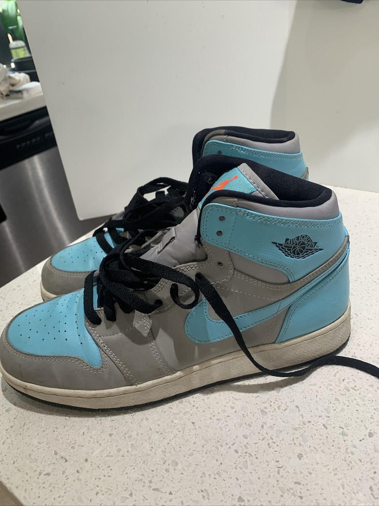 Air Jordan 1 Retro High GS Wolf Grey “Tide Pool” 8.5