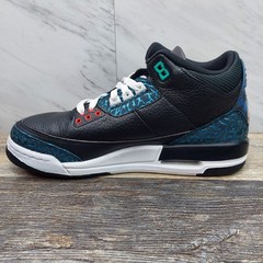 Nike Air Jordan 3 Retro GS 7Y Womens 8.5 Sneakers ‚Moto‘ FV5437-001 Hyper Jade