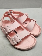 Birkenstock Mogami Kids Birko-Flor Sandals Icy Gentle Rose Size EU 34 US 2-2 1/2