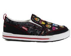 Stride Rite Kids Slip-On Shoes Size 12 Marvel Comics Hero Faces New in Box