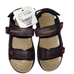 Thereabouts Children’s Brown adjustable Sandals Memory Foam Kids Size/ 13 M