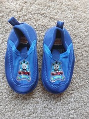 Vintage Thomas & Friends Thomas Tank Engine Blue Slip-On Kids Water Shoes US 3