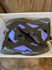Jordan True Flight Black/Purple Sneaker Unisex Kids US 11Y High Top 342984-040
