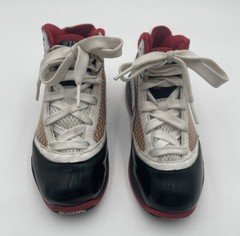 Nike Air Max Lebron 7 White Black Red 2009 Size 13C 383922-101