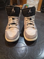 Size 7 Y- Jordan 1 SE Craft Mid Inside Out – Cement Grey