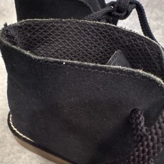 J.Crew crewcuts navy blue Leather Chukka Boots Kids Size 11 Lace Up Ankle Casual