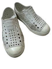 Native Jefferson Shell White Slip On Shoes Kids Size 13c Play