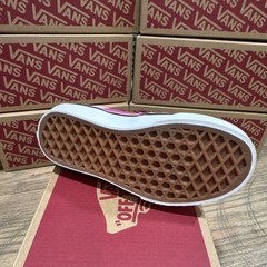 VANS Brooklyn Ls V Raspberry Rose Canvas Unisex Kids 1.0 Hook & Loop