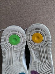 Nike Air Force Peace Love Swoosh White Size 7Y EUR 40