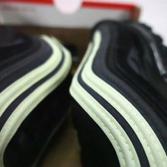 Nike Air Max 97 GS Barely Volt Black 921522-016 Youth Size 5Y Womens 6.5