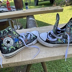 Converse Chuck Taylor All Star Cookie Monster Sesame Street High Top Canvas 1