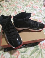 Jordan Air Jordan 11 Retro GS Black Red White Sneaker 5Y Unisex Kids 378038-061