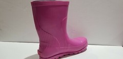Sorel Youth Rain Boot Gloss Pink Ice Emperor Girls Size 3 New