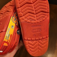 Lighting McQueen Crocs Kids Size 13c Disney Pixars Cars DO NOT LIGHT UP