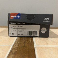 New Balance 515 New-B Hook And Loop Shoes | Purple | 3 Kids US NEW