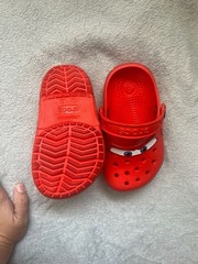 Crocs LIGHT UP! Disney Pixar Lightning McQueen Clogs Size 8