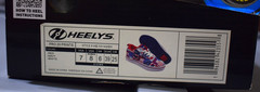 Heelys Pro 20 Prints Sneakers w/ Wheels USA Flag Patchwork Youth 7 Women 8 NIB