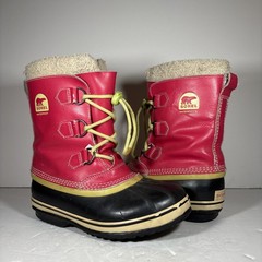 Sorel Yoot Pac Pink Winter Snow Boots Size 4 – NY 1443-600