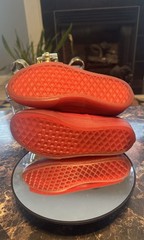 Vans Old School Kids Translucent Red Monochrome Sneakers – Size 1
