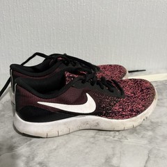 Nike Flex Contact Black Red Athletic Shoes Sneakers Youth 3.5 Y