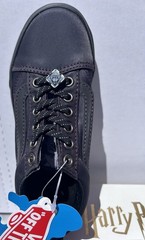 Vans Harry Potter old skool elastic Deathly Hallows Black Kicks kids size 12 NIB