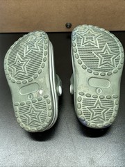 Croc Style Shoe – US Size 5 – Blue/White/Grey Camo – Fast Shipping