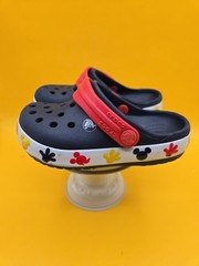 Crocs Disney Mickey Mouse Shoes Funlab Size 7C Navy Blue Light Up