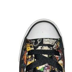 Converse All Star Youth High Top Sneakers Size 13 Justice League DC Comics Black