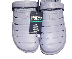 Rugged Shark Toddler Boys SIZE 9 Casual Lined Clogs Color Violet NEW