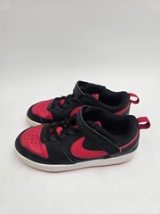 Nike Court Borough Mid 2 Kids‘ Shoes Size 3Y, University Red/Black