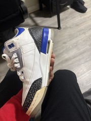 Retro 3 Racer Blue Size 7y with Flaws