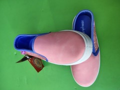 Oomphies Madison Pink Glitter Kids Slip-On Casual Shoes US 12Y. NEW