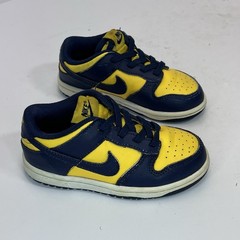Nike Dunk Low TD „Michigan“ Size 9C Varsity Maize Navy CW1589-700