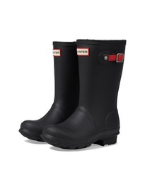 Hunter Kids‘ Original Insulated Boot (Little Kid) – Black/Logo Red/Black