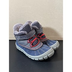 OshKosh Bgosh Marley2-15 Kids Navy Blue Faux Fur Lined Winter Boots Size 11
