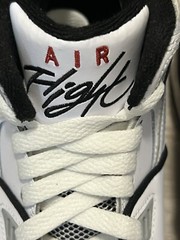 Nike Air Flight 89 GS White/Black-Wolf Grey Kids Shoes HF0406 102 Size 6.5Y