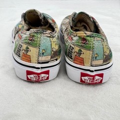 Vans X Peanuts Authentic Sneakers Comics Kids Size 3Y Shoes Snoopy Charlie Brown