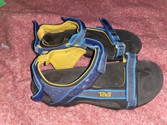 Teva Tanza Size Men 7 8.5 W Slingback Hiking Sport Sandal Hook & Loop