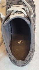 VANS Classic Checkered Low Tops Shoes Youth Size 5.5 EU 37 Gray & Dark Gray