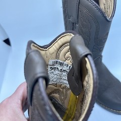 Durango Eagle Western Cowboy Boots BT804 Kid’s Size 8.5 D US Brown Rodeo