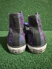 Converse Chuck Taylor All Star Flannel Plaid High Hi Top Sneakers Junior US Sz3