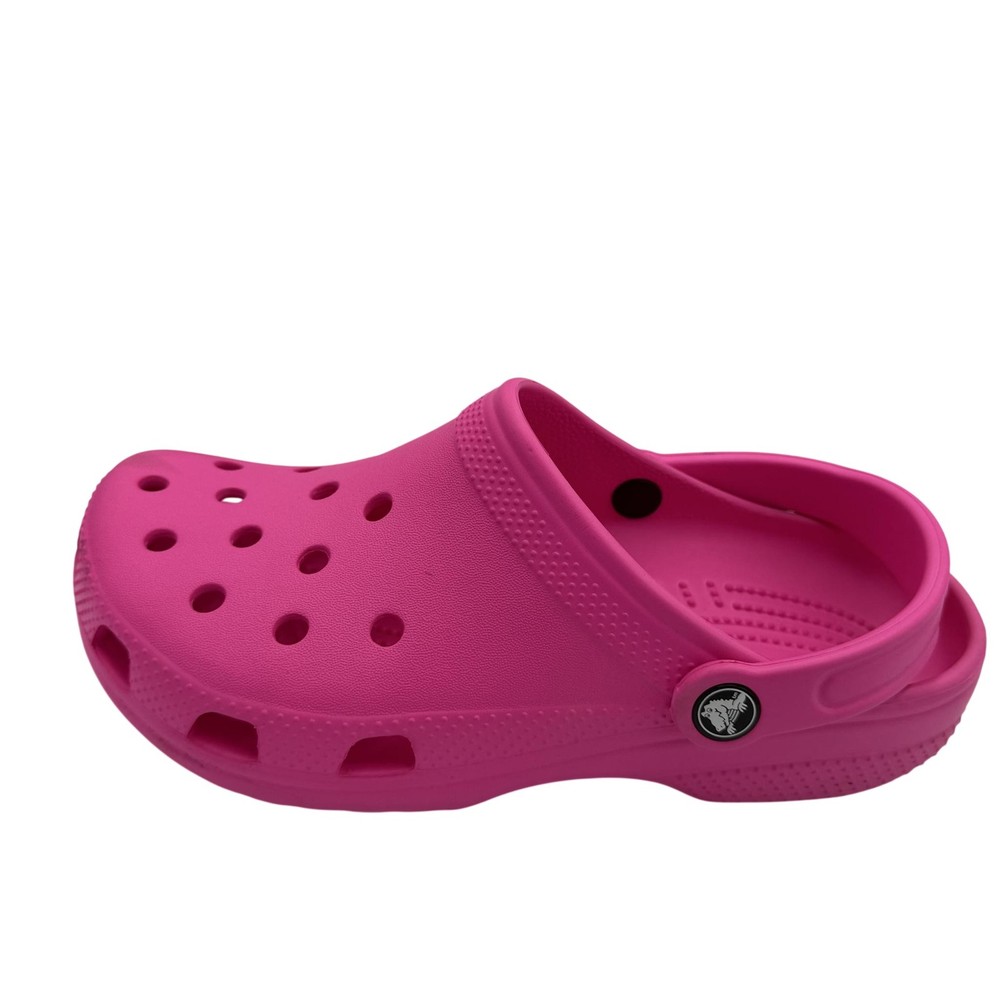 Crocs 206991 Kid’s US J6 Clogs Pink Classic Comfort Slip On Water Sandals