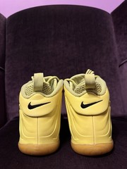 Nike Little Posite One Mid Volt Yellow CW1593-702 Youth Size 6.5Y