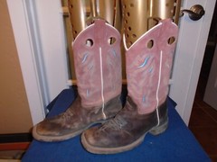 Cody James Brown Salmon Square Toe Cowboy Western Boots Youth Size 5 D