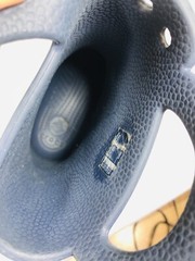 Croc’s Kids Boots Navy Blue Handle It Rain Boots Mud Slip On Size J2