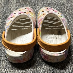 Crocs Classic Clogs Tie Dye Slip-On Shoes Orange White Size J 1 Green Blue Pink