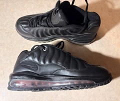 2011 Nike Total Griffey Max 99 GS Black Silver 487676-060 Size 6Y New No Box NOS