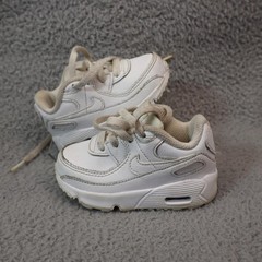 Nike Air Max 90 Toddler 5C White Shoes CD6868-100 Trainer